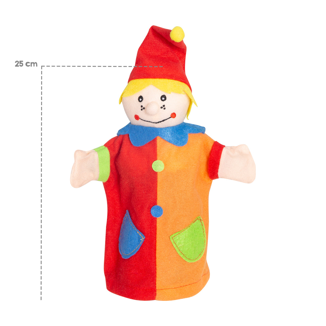 Kasperlefiguren aus Stoff, Handpuppenset 6-tlg, Kasperpuppen für Puppentheater & Rollenspiel – Infografik (17/17)