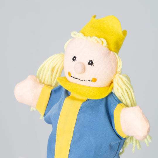 Kasperletheater für Türen, platzsparendes Puppentheater für Kinder inkl. 6 Handpuppen, zum Aufhängen – Detailbild (7/11)