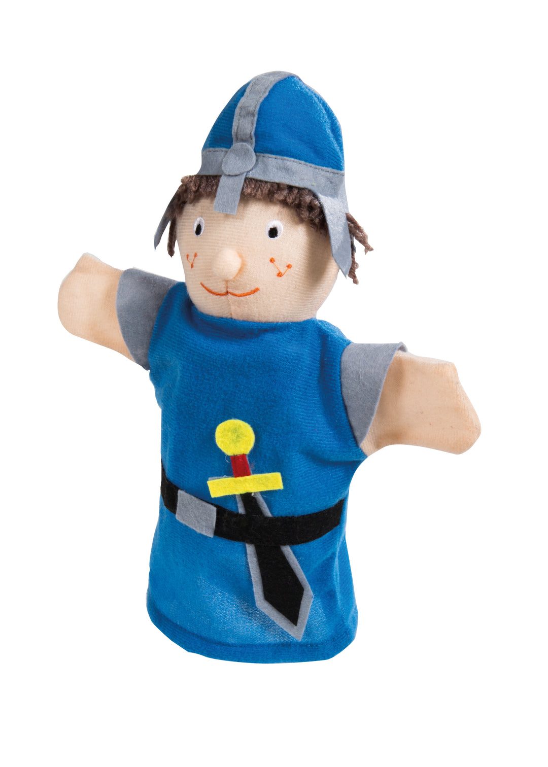 Handpuppenset aus Plüsch & Filz, Kasperlefiguren 4-tlg, Hand-/Kasperpuppen für Kasperletheater – Detailbild (19/19)