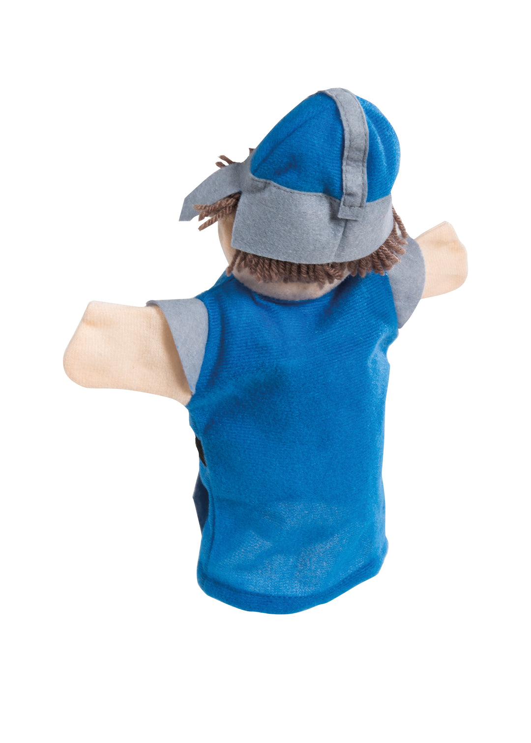 Handpuppenset aus Plüsch & Filz, Kasperlefiguren 4-tlg, Hand-/Kasperpuppen für Kasperletheater – Detailbild (5/19)