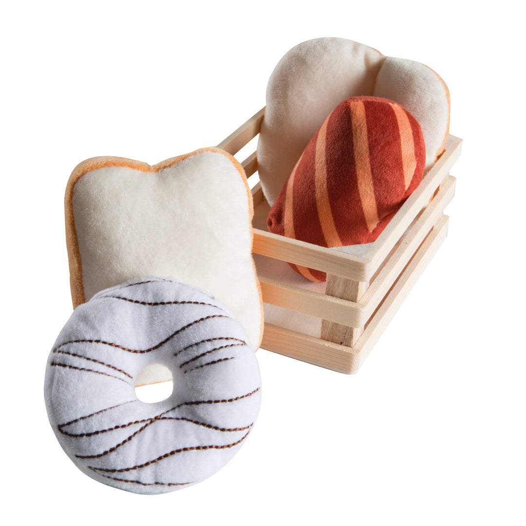 Food Groups, 4 Small Baskets with Accessories for Play Shop and Children's Kitchen – Detail Image (5/7)