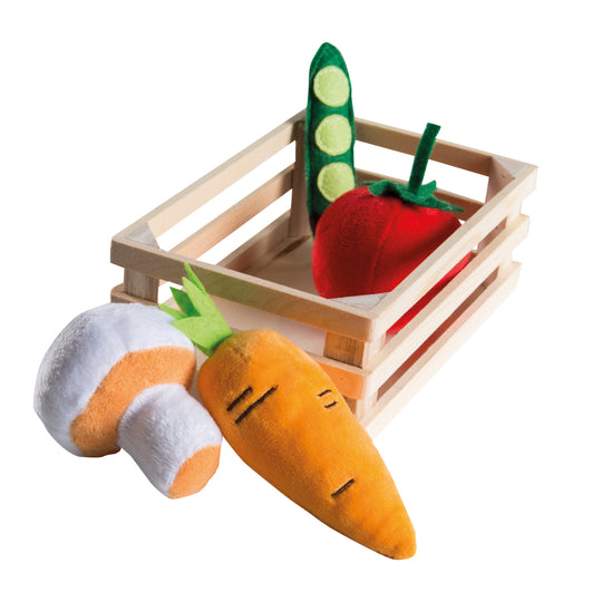 Food Groups, 4 Small Baskets with Accessories for Play Shop and Children's Kitchen – Detail Image (4/7)