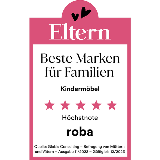 Gütesiegel 'ELTERN – Beste Marken für Familien' für roba Baumann GmbH – Sonderbild (10/10)
