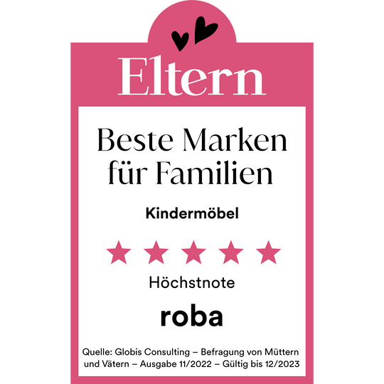 Gütesiegel 'ELTERN – Beste Marken für Familien' für roba Baumann GmbH – Sonderbild (10/10)
