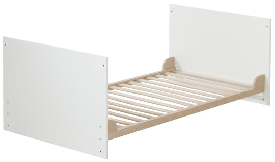 Kindermöbelset 'Gabriella' inkl. Babybett 70 x 140 cm, breiter Wickelkommode & Schrank 3-türig – Freisteller (6/16)